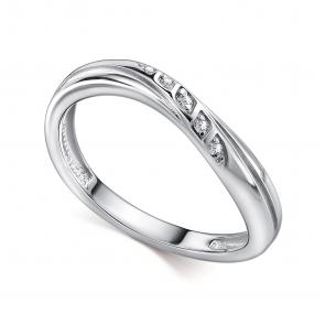 Серебряное кольцо АЛЬКОР с фианитом 01-4797/00КЦ-00 фото