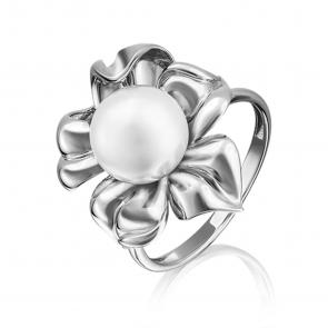 Кольцо из белого золота Platina с жемчугом 01-4820-00-301-1120-31 фото