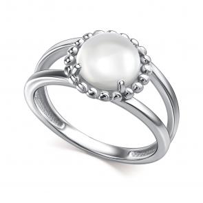 Серебряное кольцо АЛЬКОР с горным хрусталём 01-4823/00ГХ-00 фото