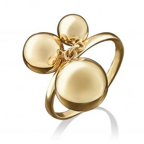 Кольцо из лимонного золота Platina 01-4837-00-000-1130-01 фото