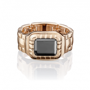 Золотое кольцо Platina с ониксом 01-4884-00-281-1110-46 фото