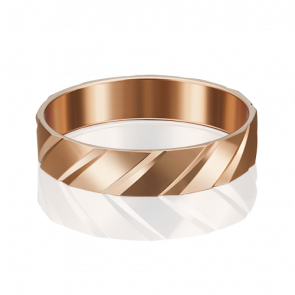 Золотое обручальное кольцо Platina 01-4893-00-000-1110 фото