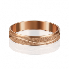 Золотое обручальное кольцо 4 мм Platina 01-4901-00-000-1110-18 фото