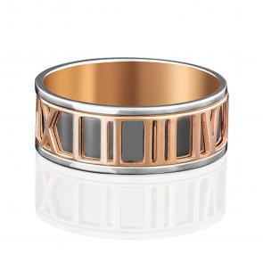 Кольцо из комбинированного золота Platina 01-4914-00-000-1111-18 фото