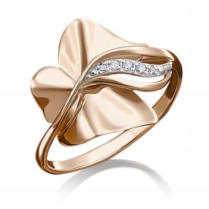 Золотое кольцо Platina с фианитом 01-4991-00-401-1110-65 фото