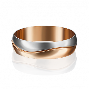 Обручальное кольцо Platina из комбинированного золота 01-5027-00-000-1111-39 фото