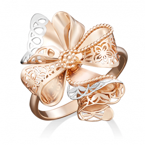 Золотое кольцо Platina 01-5041-00-000-1110-48 фото