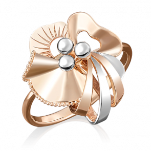 Золотое кольцо Platina 01-5054-00-000-1110-48 фото