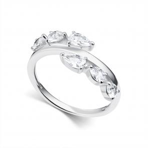 Серебряное кольцо АЛЬКОР с фианитом 01-5094/00КЦ-00 фото