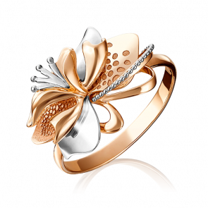 Кольцо из комбинированного золота Platina 01-5102-00-000-1111-48 фото