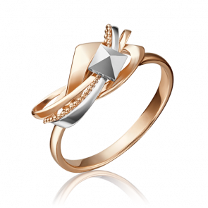 Кольцо из комбинированного золота Platina 01-5129-00-000-1111-04 фото