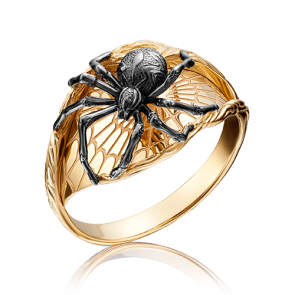 Кольцо из лимонного золота Platina 01-5157-00-000-1130-59 фото