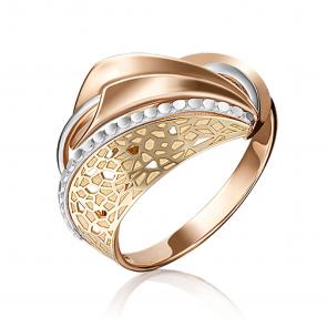 Кольцо из комбинированного золота Platina 01-5172-00-000-1113-48 фото