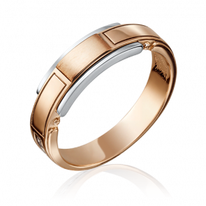 Кольцо из комбинированного золота Platina 01-5192-00-000-1111-48 фото