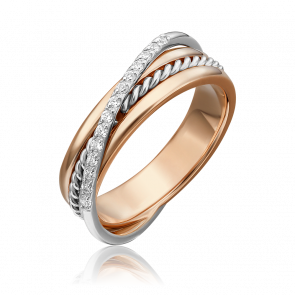 Золотое кольцо Platina с бриллиантом 01-5270-00-101-1111-30 фото