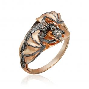 Золотое кольцо Символ года Дракон Platina 01-5277-00-000-1110-65 фото