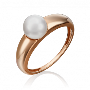 Золотое кольцо Platina с жемчугом 01-5284-00-301-1110-31 фото