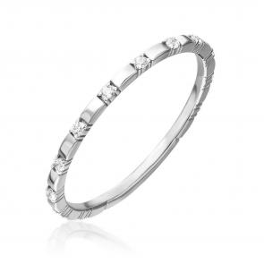 Кольцо из белого золота Platina с фианитом 01-5293-00-401-1120-48 фото