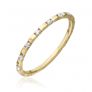 Кольцо из лимонного золота Platina с фианитом 01-5293-00-401-1130-48 фото