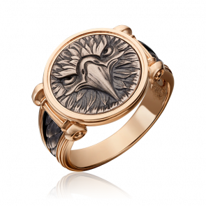 Кольцо из комбинированного золота Platina 01-5299-00-000-1111-42 фото