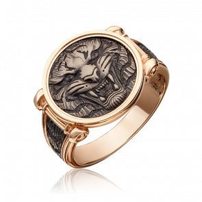 Кольцо из комбинированного золота Platina 01-5301-00-000-1111-42 фото