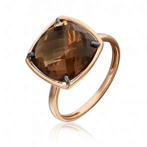 Золотое кольцо Platina с кварцем 01-5313-00-202-1110-46 фото