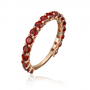 Золотое кольцо Platina с гранатом 01-5317-00-204-1110-57 фото