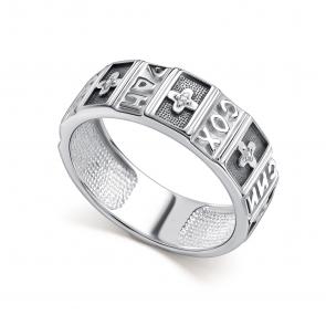 Серебряное кольцо АЛЬКОР с фианитом 01-5321/00КЦ-17 фото