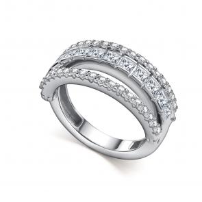 Серебряное кольцо АЛЬКОР с фианитом 01-5332/00КЦ-00 фото