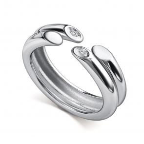 Серебряное кольцо АЛЬКОР с бриллиантом 01-5360/000Б-00 фото