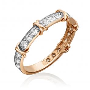 Золотое кольцо Platina с фианитом 01-5373-00-401-1110 фото