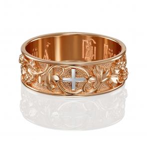 Кольцо из комбинированного золота Platina 01-5400-00-000-1111-02 фото