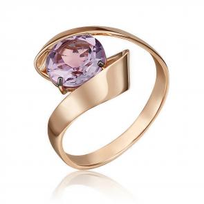 Золотое кольцо Platina с аметистом 01-5430-00-203-1110 фото