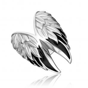 Серебряное кольцо Platina с эмалью 01-5472-01-000-0200-68 фото