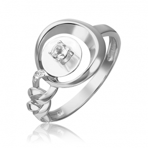 Кольцо из белого золота Platina с топазом 01-5509-00-201-1120 фото