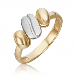 Кольцо из комбинированного золота Platina 01-5562-00-000-1121 фото