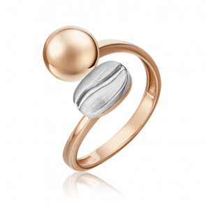 Кольцо из комбинированного золота Platina 01-5563-00-000-1111 фото