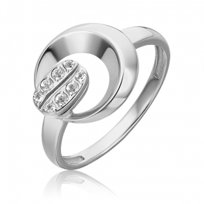 Кольцо из белого золота Platina с топазом 01-5565-00-201-1120 фото