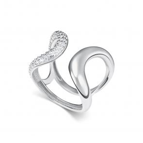 Серебряное кольцо АЛЬКОР с фианитом 01-5565/00КЦ-00 фото