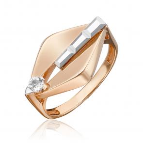 Кольцо из комбинированного золота Platina с топазом 01-5612-00-201-1111 фото