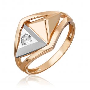 Кольцо из комбинированного золота Platina с топазом 01-5622-00-201-1111 фото