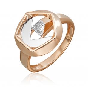 Кольцо из комбинированного золота Platina с топазом 01-5623-00-201-1111 фото