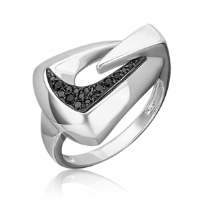 Серебряное кольцо Platina с фианитом 01-5631-00-402-0200 фото