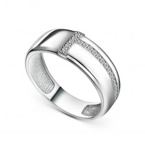 Серебряное кольцо АЛЬКОР с фианитом 01-5632/00КЦ-00 фото