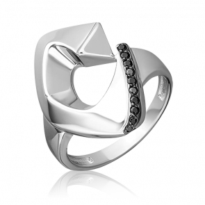 Серебряное кольцо Platina с фианитом 01-5633-00-402-0200 фото