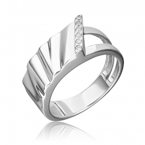 Серебряное кольцо Platina с фианитом 01-5638-00-401-0200 фото
