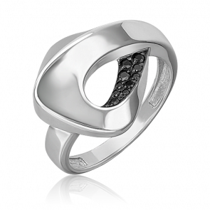 Серебряное кольцо Platina с фианитом 01-5642-00-402-0200 фото