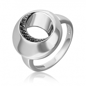 Серебряное кольцо Platina с фианитом 01-5646-00-402-0200 фото