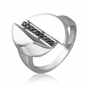 Серебряное кольцо Platina с фианитом 01-5647-00-402-0200 фото