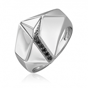 Серебряное кольцо Platina с фианитом 01-5648-00-402-0200 фото